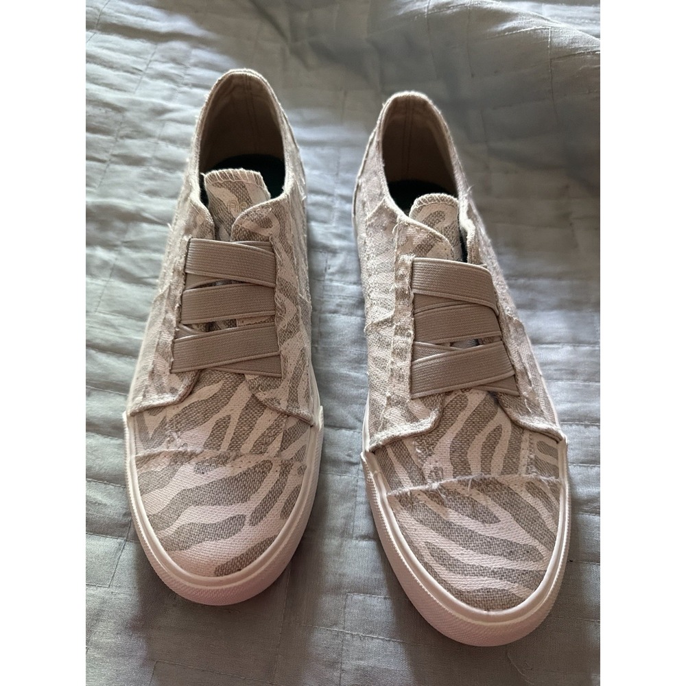 Jenn Ardor Sport Women's Size 8 Zebra Print Slip On Sneakers New No Box